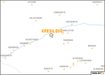 map of Kresilovo