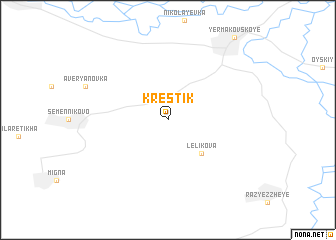 map of Krestik