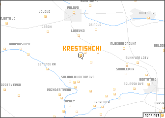 map of Krestishchi