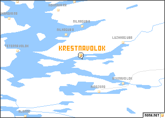 map of Krest-Navolok