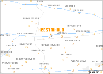 map of Krestnikovo