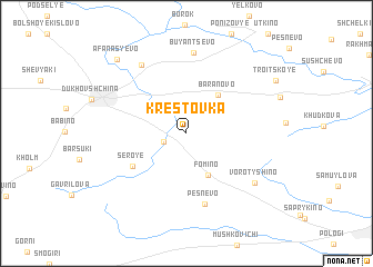 map of Krestovka