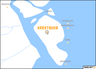 map of Krestovka