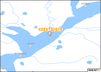 map of Krestovoye