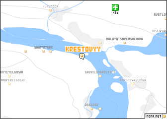 map of Krestovyy