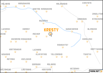 map of Kresty