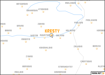 map of Kresty
