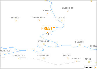 map of Kresty