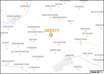 map of Kresty