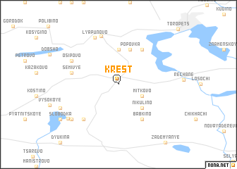 map of Krest