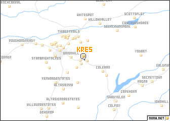 map of Kres