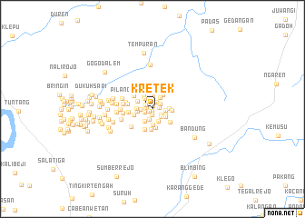 map of Kretek