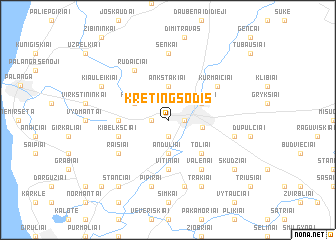 map of Kretingsodis