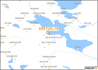 map of Kretivlya