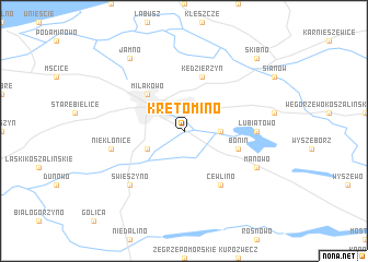 map of Kretomino