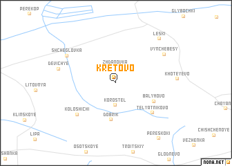 map of Kretovo