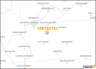 map of Kretovtsy