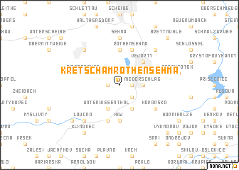 map of Kretscham Rothensehma