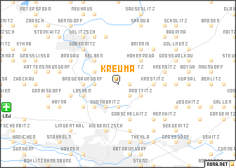 map of Kreuma