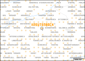 map of Kreutenbach