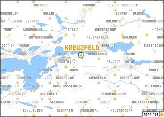 map of Kreuzfeld