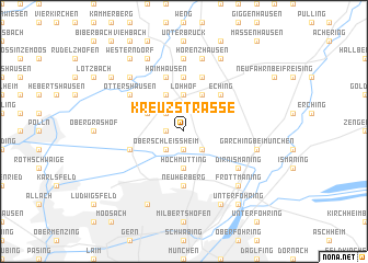 map of Kreuzstraße