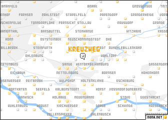 map of Kreuzweg