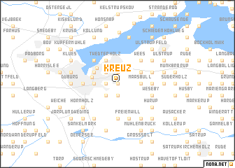 map of Kreuz