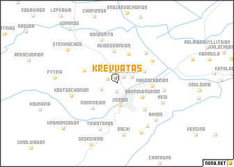 map of Krevvatás