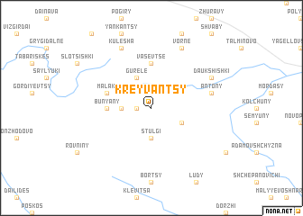 map of Kreyvantsy