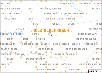 map of Krężnica Okrągła