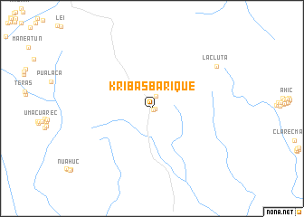 map of Kribasbarique