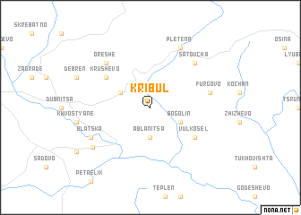 map of Kribul