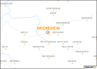 map of Krichevichi