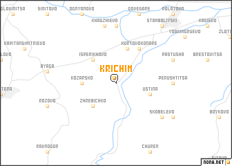 map of Krichim