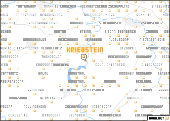 map of Kriebstein