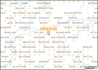 map of Krieging