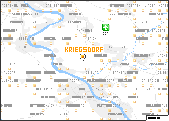 map of Kriegsdorf
