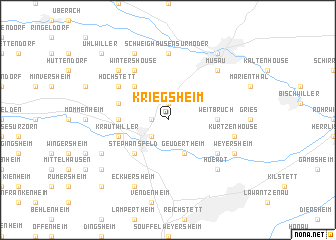 map of Kriegsheim