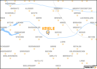 map of Kriele