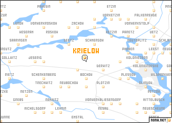 map of Krielow