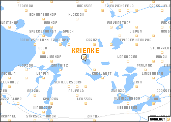 map of Krienke
