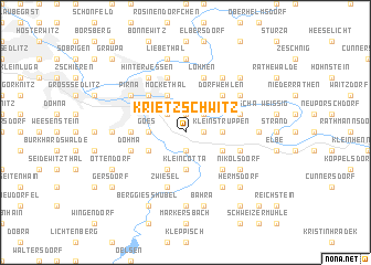 map of Krietzschwitz