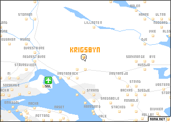 map of Krigsbyn