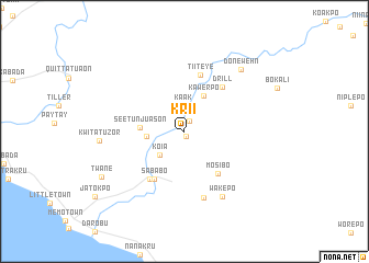 map of Krii