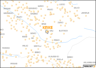 map of Krike