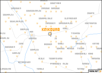 map of Krikouma