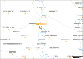 map of Krikov