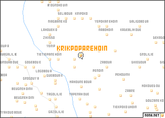 map of Krikpoparéhoin