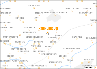 map of Krikunovo